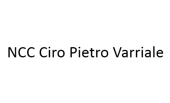NCC Ciro Pietro Varriale noleggio con conducente